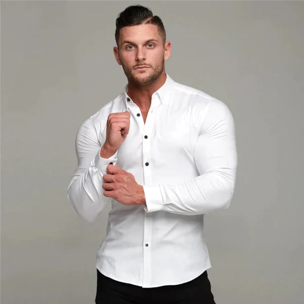 Chemise Infroissable et Élastique - ElasTech