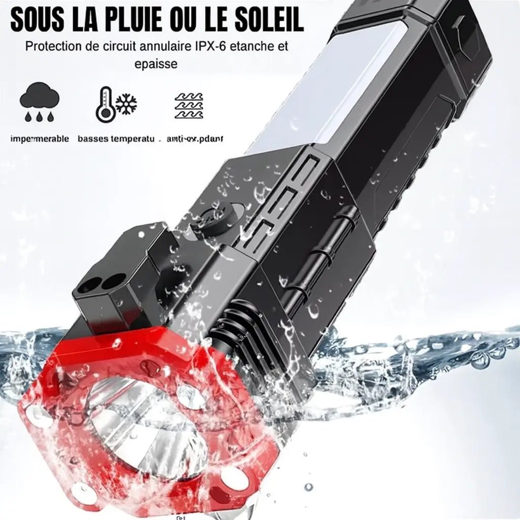 TitanBeam | Lampe Tactique Indestructible 4 en 1 Ultra Puissance - Vela Vici đ«đ·