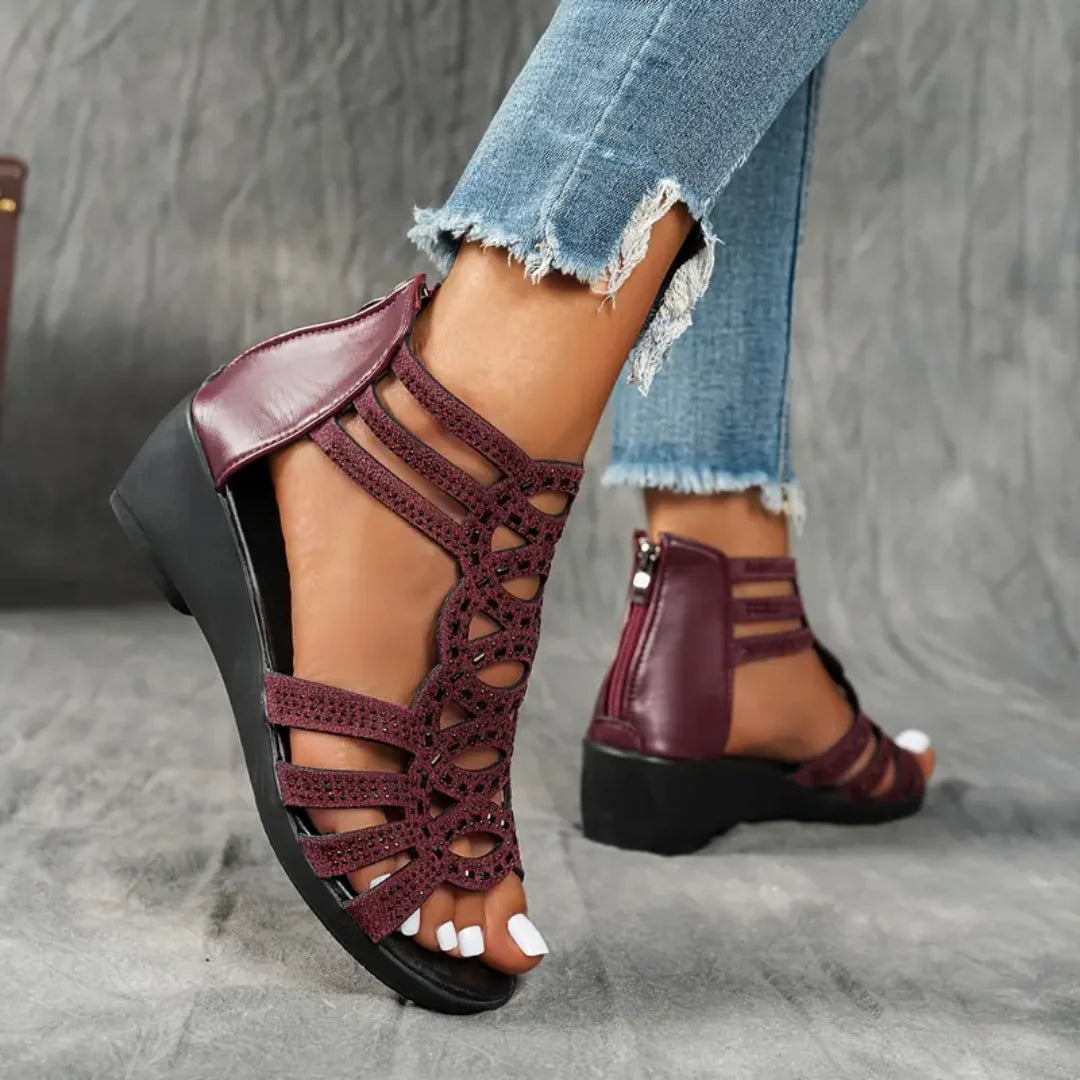 ELARIS | Sandale Orthopédique Pour Femme Féminine Confort