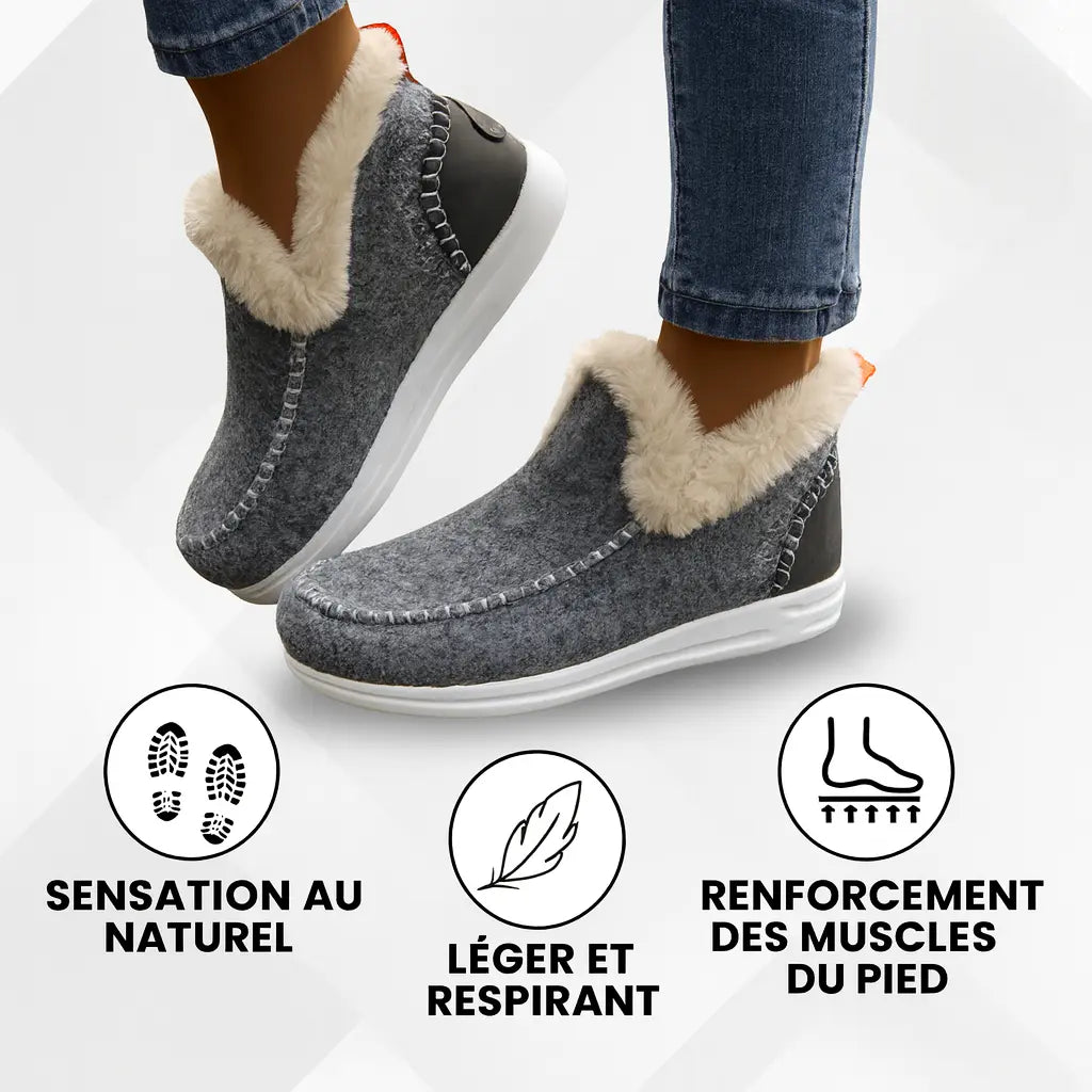 Luvvia | Chaussure Ergonomique Avec Doublure En Peluche.