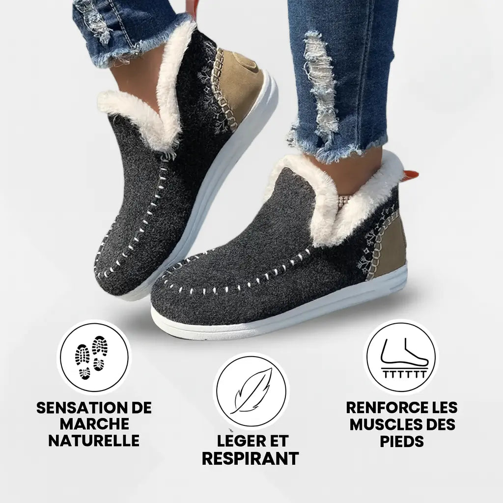 Luvvia | Chaussure Ergonomique Avec Doublure En Peluche.