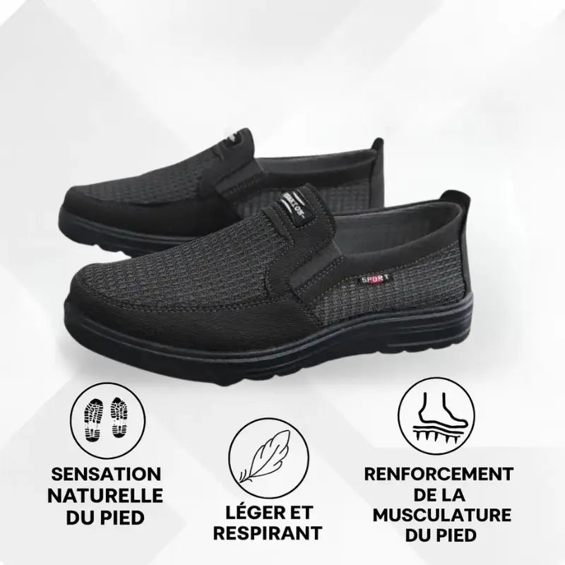 ClassWalk | Chaussures Mocassin pour Hommes Décontractées Classiques En Toile Confortables