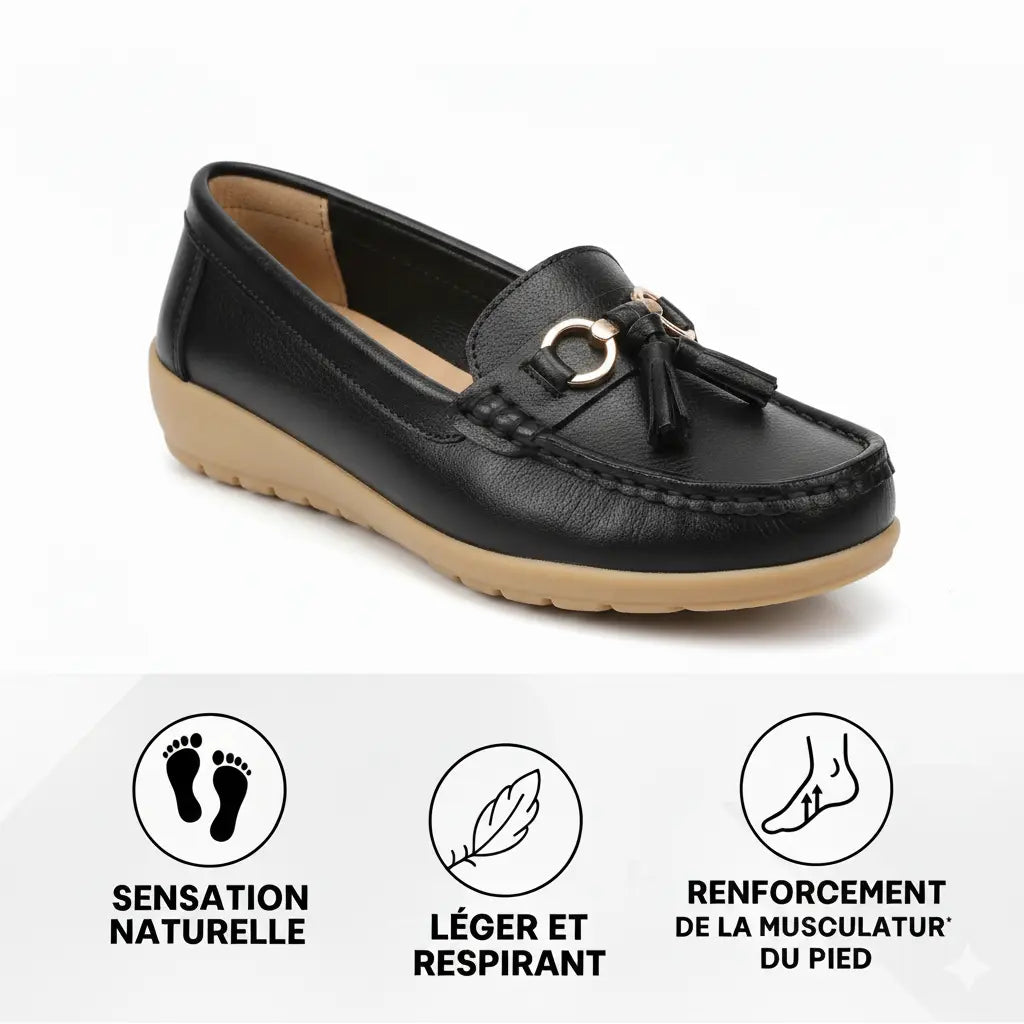 Mocassin Orthopédique en Cuir