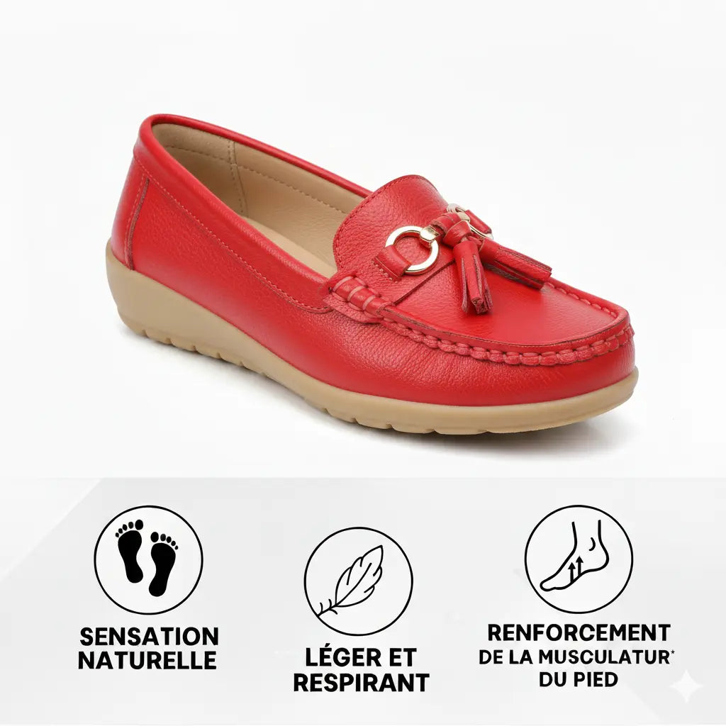 Mocassin Orthopédique en Cuir