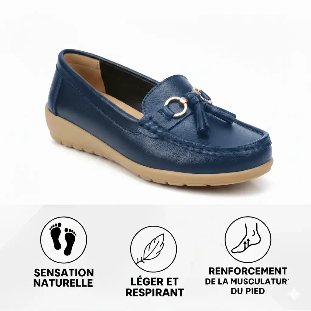 Mocassin Orthopédique en Cuir