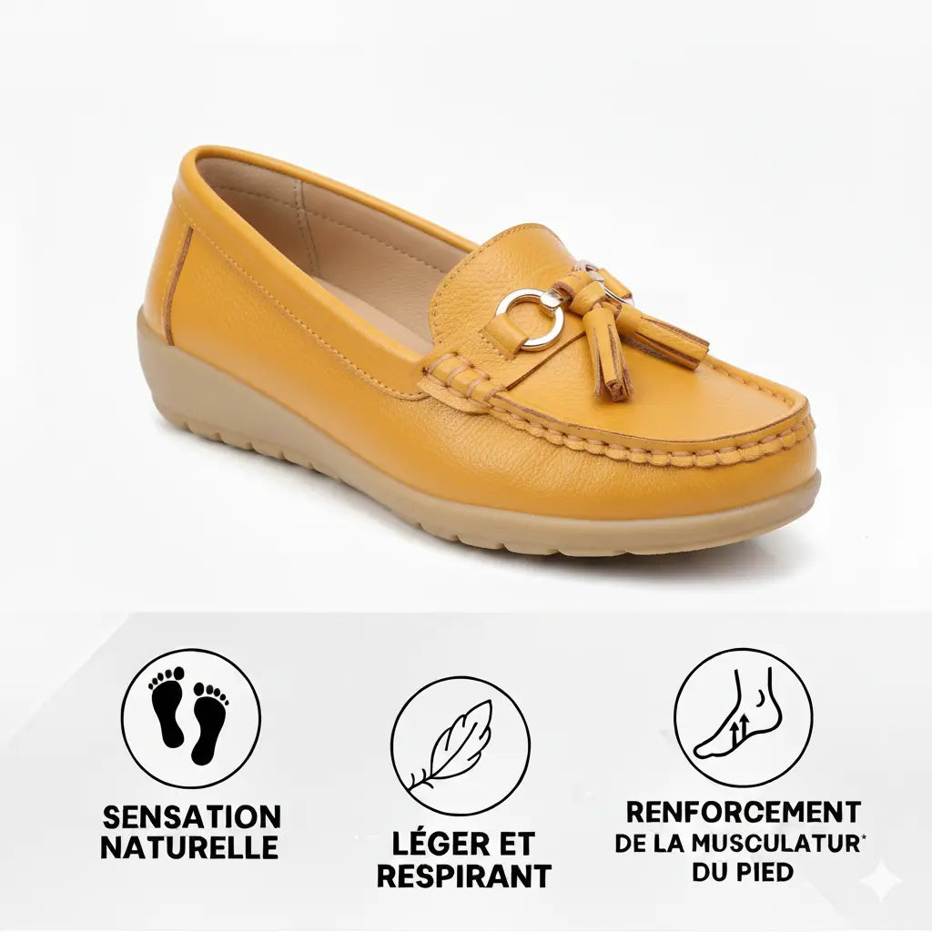 Mocassin Orthopédique en Cuir