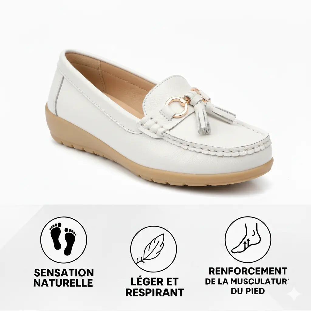 Mocassin Orthopédique en Cuir
