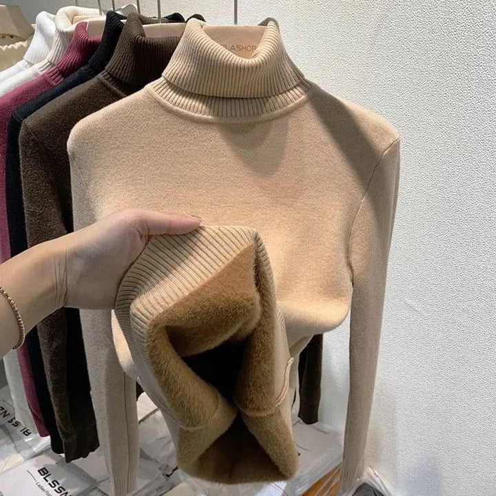 Jasmyn | Pull en Maille à Col Roulé
