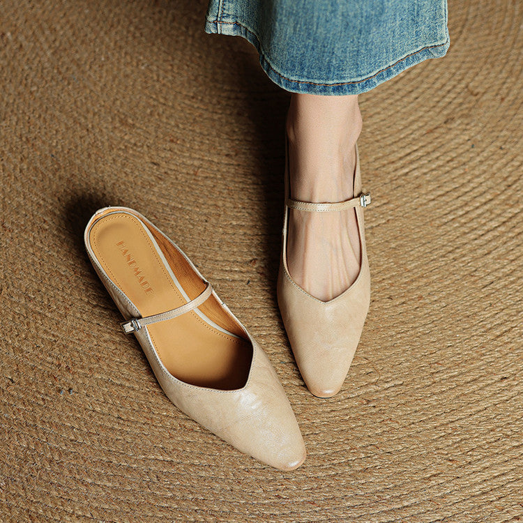 Orella | Mules en Cuir Véritable