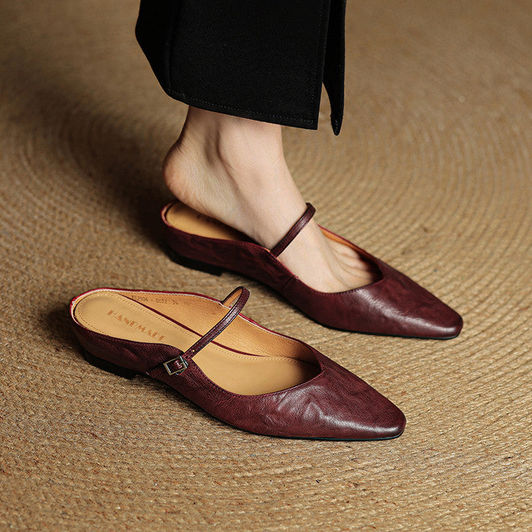 Orella | Mules en Cuir Véritable