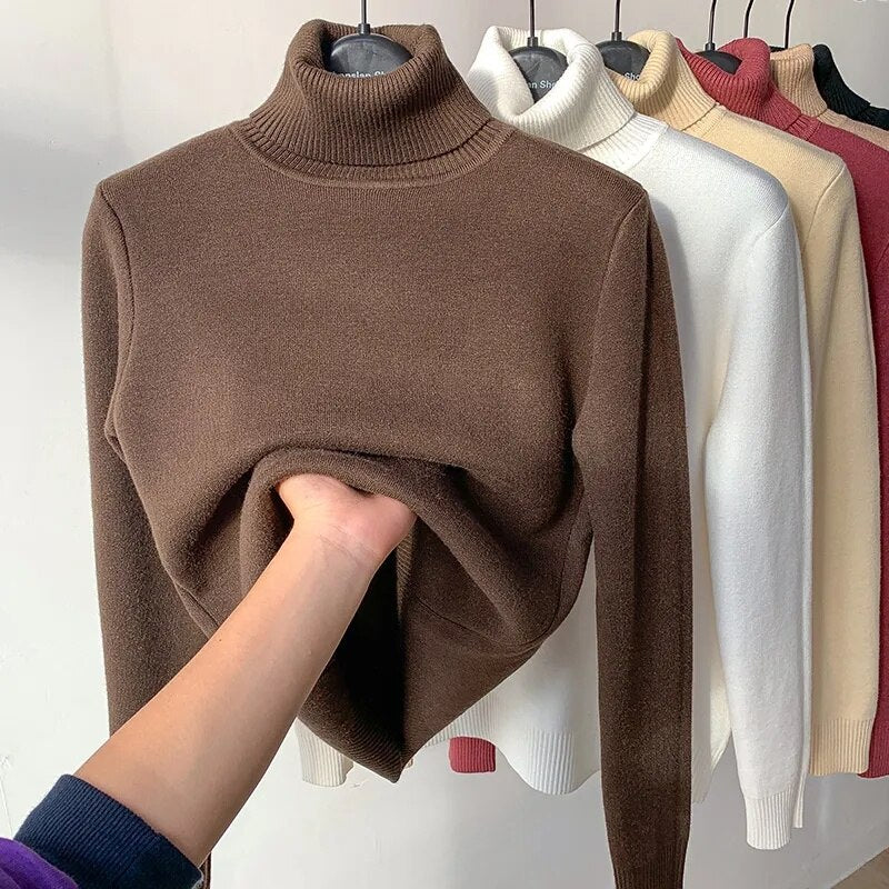 Jasmyn | Pull en Maille à Col Roulé