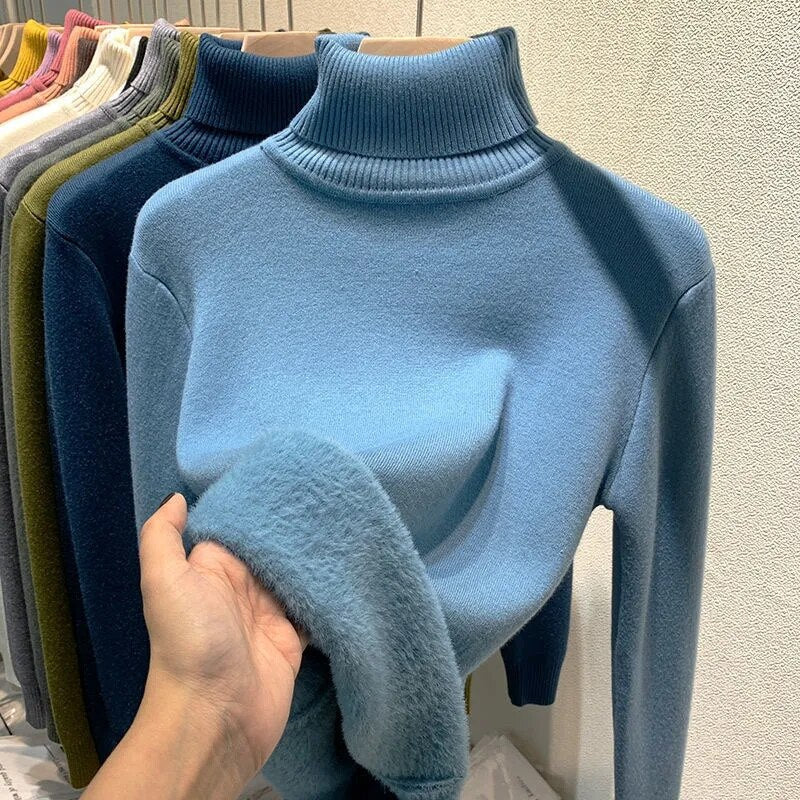 Jasmyn | Pull en Maille à Col Roulé