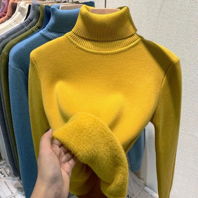 Jasmyn | Pull en Maille à Col Roulé