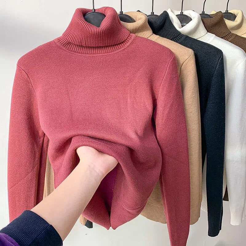 Jasmyn | Pull en Maille à Col Roulé
