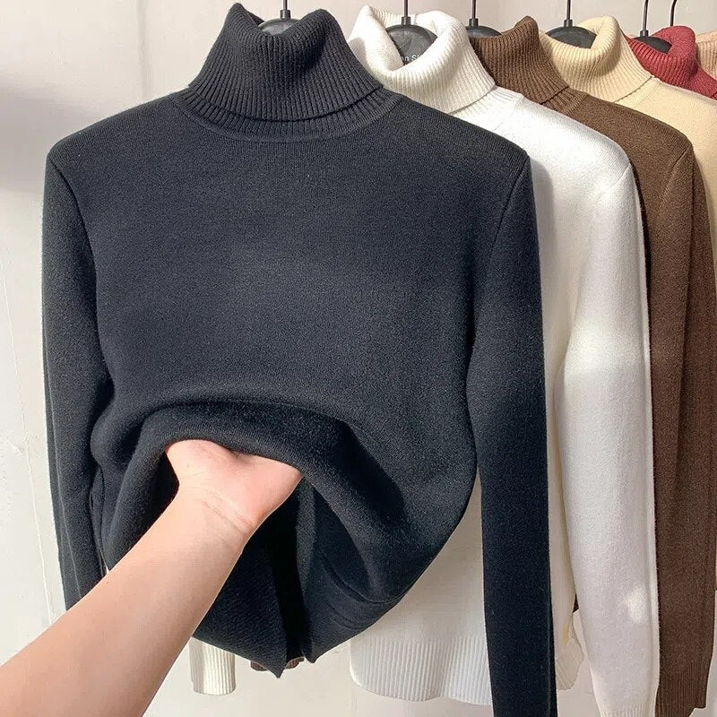 Jasmyn | Pull en Maille à Col Roulé