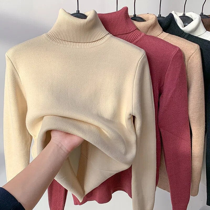 Jasmyn | Pull en Maille à Col Roulé