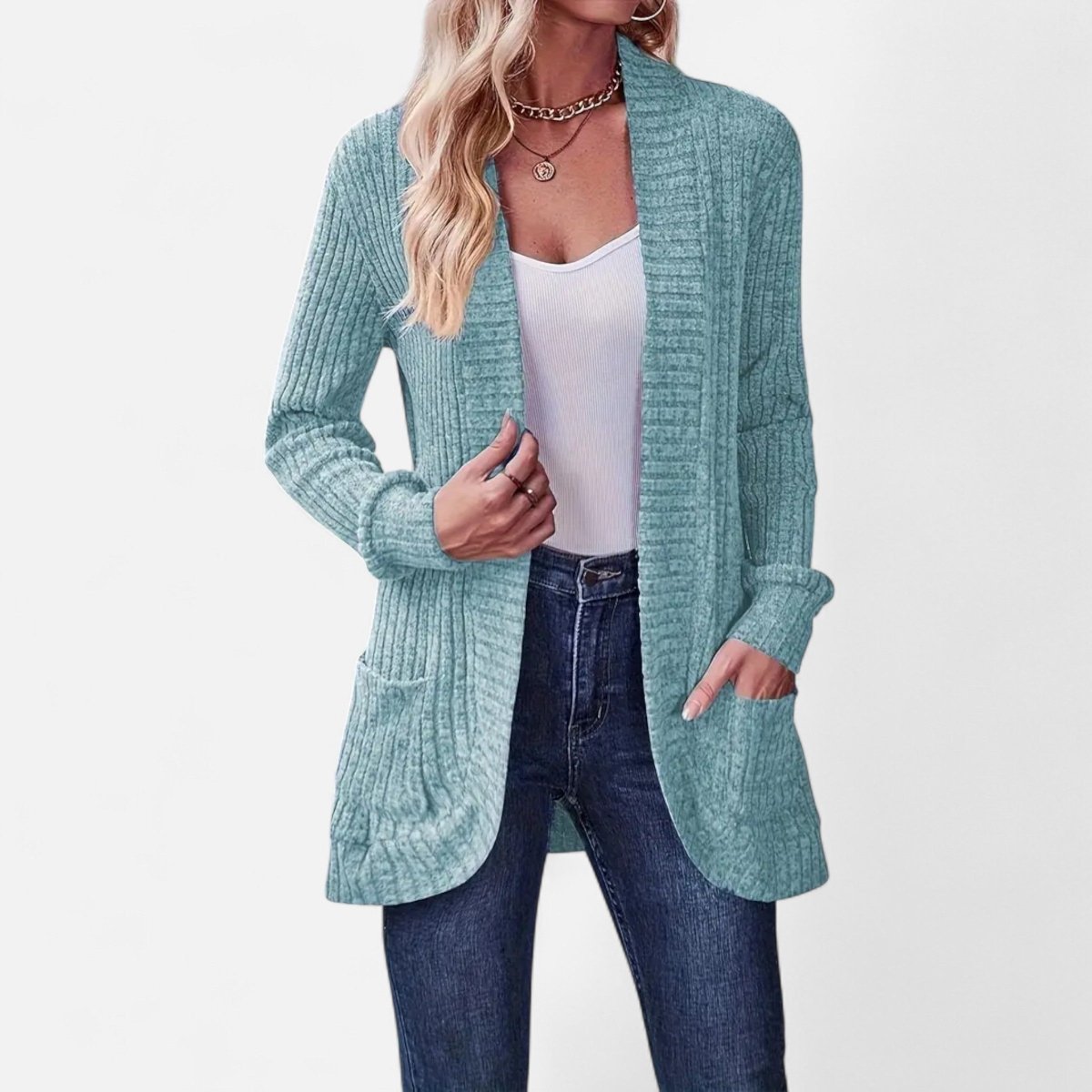 Chic Women's Knit Cardigan - Vela Vici 🇫🇷