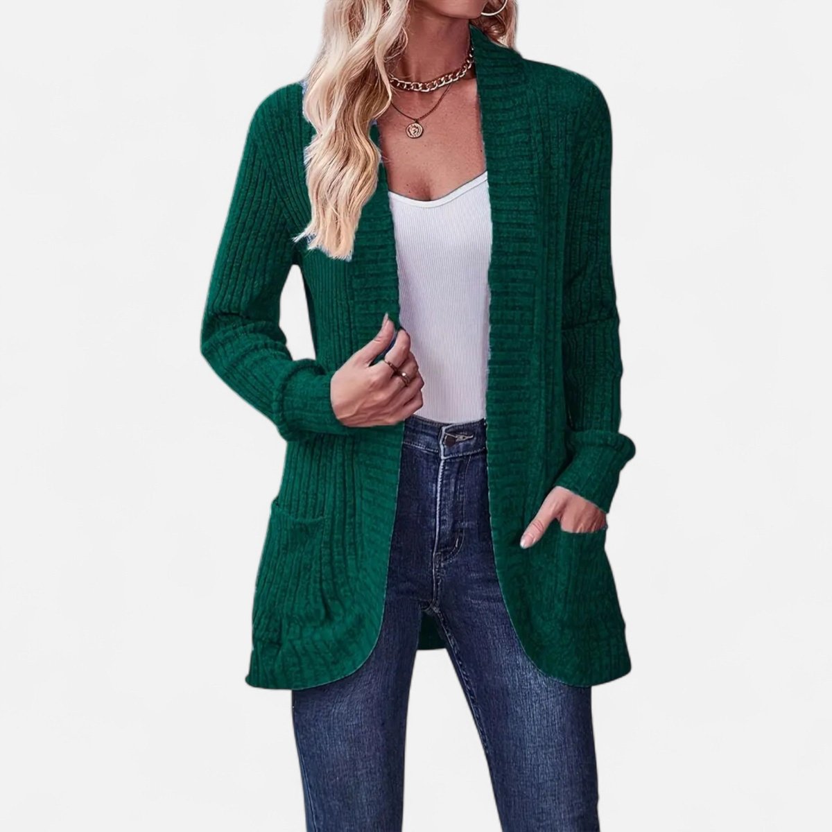 Chic Women's Knit Cardigan - Vela Vici 🇫🇷