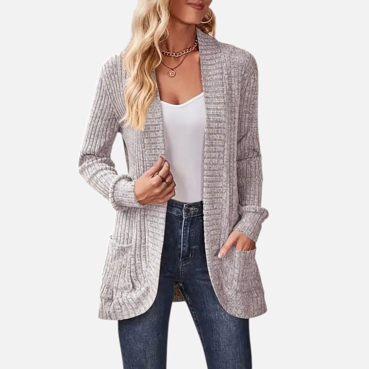 Chic Women's Knit Cardigan - Vela Vici 🇫🇷