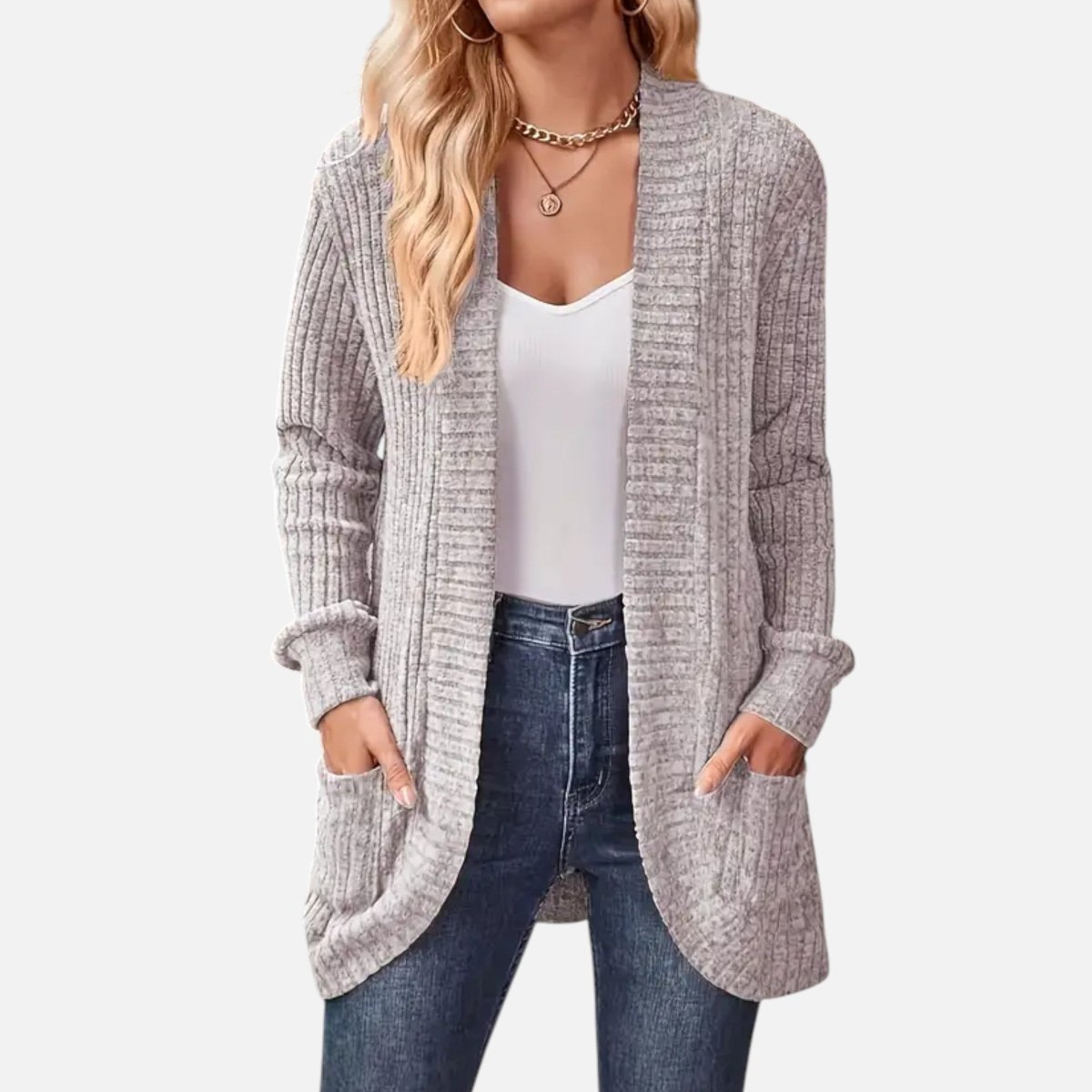 Chic Women's Knit Cardigan - Vela Vici 🇫🇷