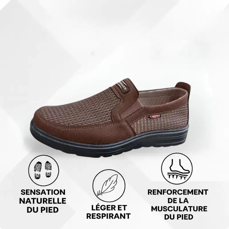 ClassWalk | Chaussures Mocassin pour Hommes Décontractées Classiques En Toile Confortables - Vela Vici 🇫🇷