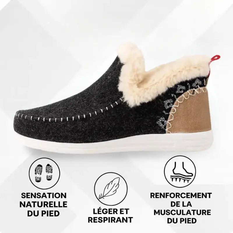 Luvvia | Chaussure Ergonomique Avec Doublure En Peluche. - Vela Vici 🇫🇷