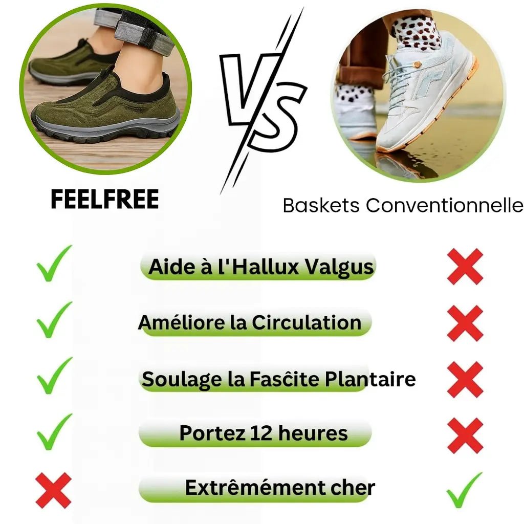 Outdoor | Chaussure Orthopédique pour Hommes Pour Soulagement de La Douleur - Vela Vici 🇫🇷