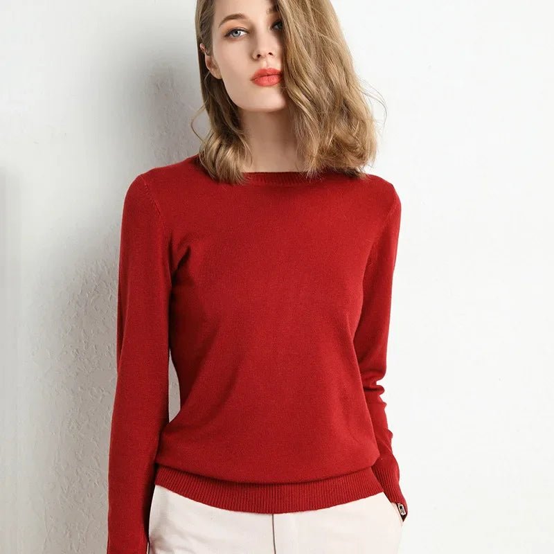 Pull Ajusté en Laine pour Femme - Vela Vici 🇫🇷