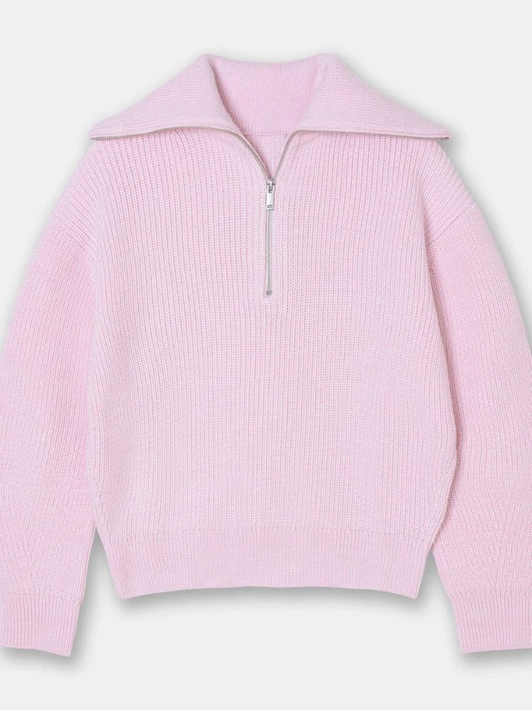Pull en Tricot pour Femmes avec Fermeture Éclair - Vela Vici 🇫🇷
