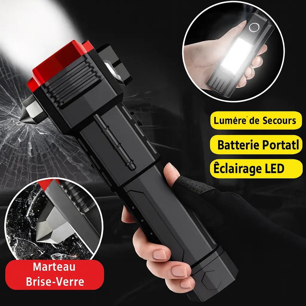 TitanBeam | Lampe Tactique Indestructible 4 en 1 Ultra Puissance - Vela Vici 🇫🇷