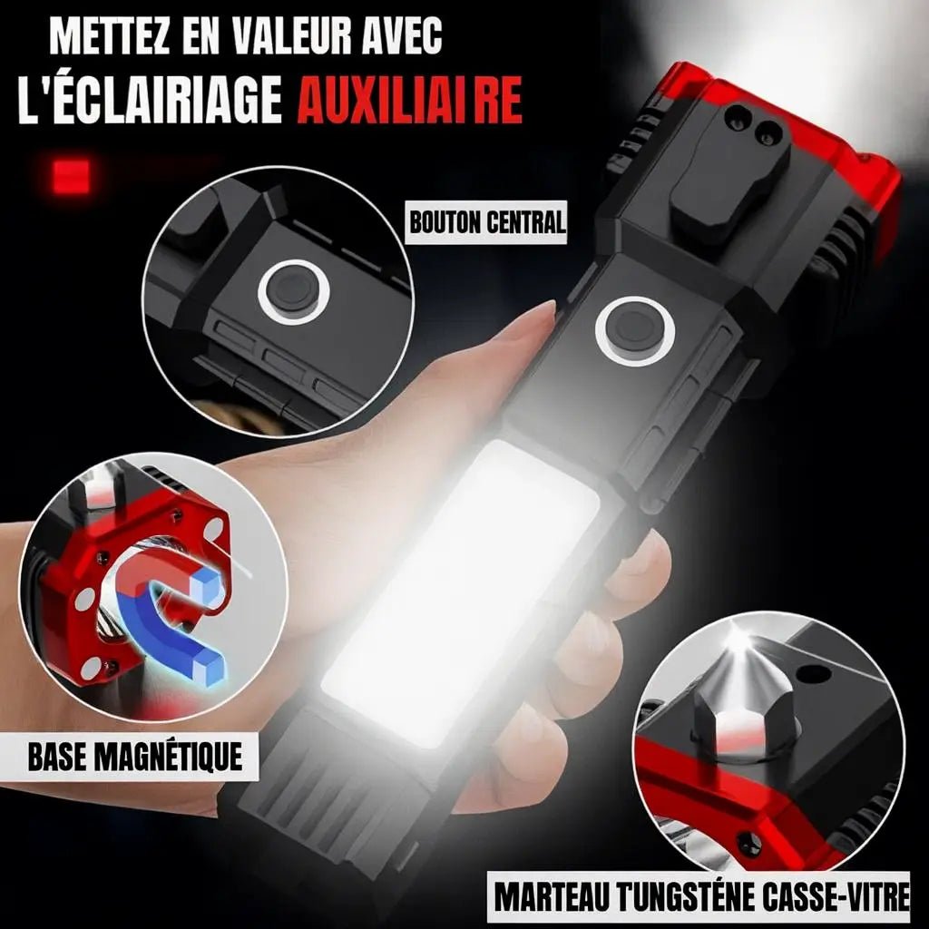 TitanBeam | Lampe Tactique Indestructible 4 en 1 Ultra Puissance - Vela Vici 🇫🇷